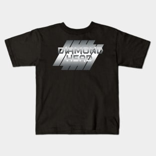 Metallic Illustration diamond head Kids T-Shirt